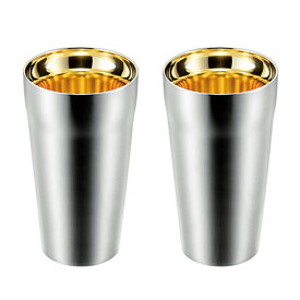 タンブラー 保冷 保温 ステンレス 2重構造 ビアタンブラー 300ml 2個セット 燕人の匠 [プライム] 燕三条