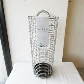 ≪送料無料≫KORBO / STAINLESS STEEL WIRE BASKET / UMBRELLA BINコルボ / ステンレス　スチール　ワイヤーバスケットアンブレラ　ビン（傘立て）