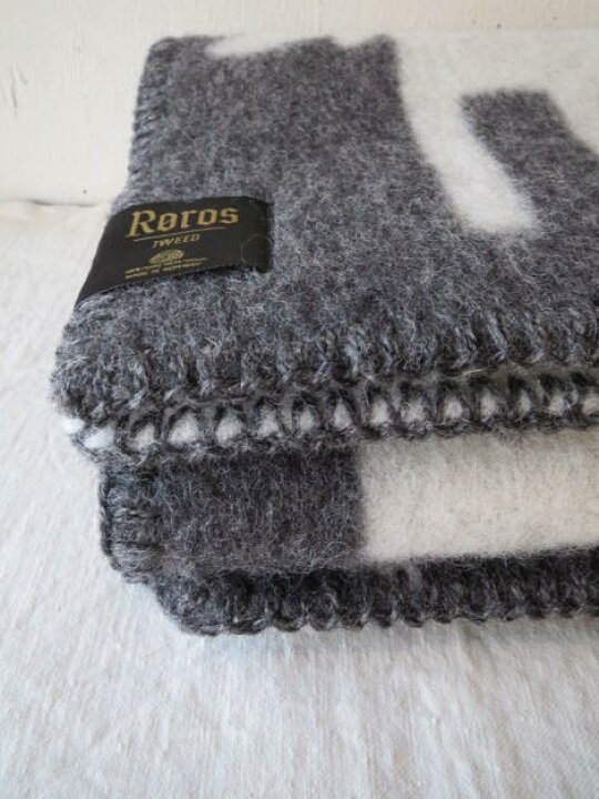 楽天市場】ROROS TWEED / ロロス ツイード ブランケットELG MINI grey 