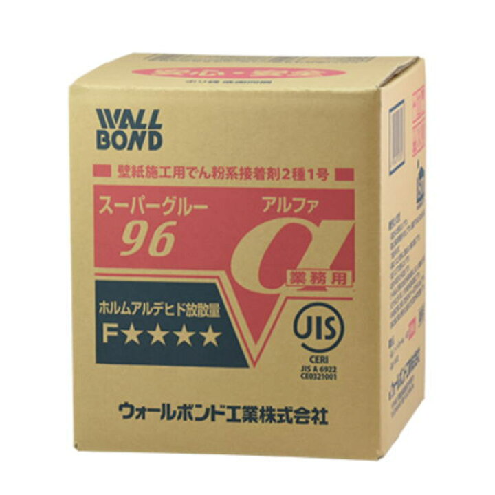楽天市場】ウォールボンド工業 スーパーグルー 96α 18kg : イーヅカ