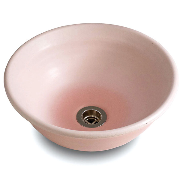 重蔵窯:MEBIUSU 四季 手洗い鉢 mebi116-255紅（ 信楽焼 手洗い 洗面