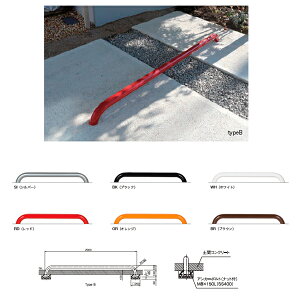 �I�����[�����N���u �J�[�X�g�b�v�o�[ typeB XS2-CS3B ��60.5×t2.8×W2000×H250×R150mm