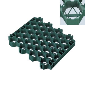 ユニソン ターフグリッド48 歩道・乗用車駐車場用 芝生保護材 グリーン 1セット(10個)