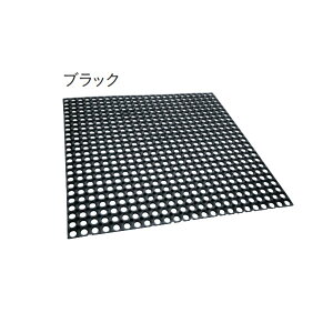 ユニソン ターフラバーマット 芝生保護マット ブラック L1000×W1000×H15mm 1結束(3枚)約3.0平米