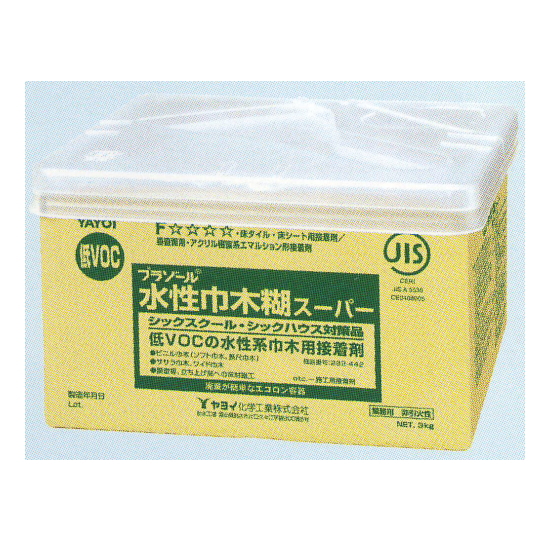 ヤヨイ化学 水性巾木糊スーパー 水性接着剤 3kg 282-442
