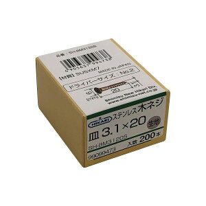 �j���[�q�J�� �X�e�����X�؃l�W ���n ��3.1×20 200�{�� SH-BM3120S