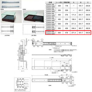  C203V^ V[NbgXCh[itj 600mm C203V-60 1{