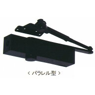 日本ドアチェック製造 ニュースター ドアクローザ パラレル型 スットプ付 PS-7001 ブラック