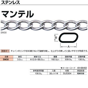 �j�b�T�`�F�[�� �X�e�����X �}���e�� �n�ڂ��� SM30 3.0mm×30m��