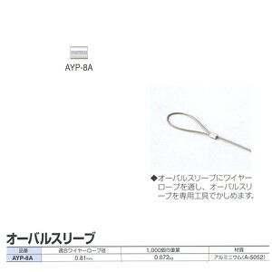 �j�b�T�`�F�[�� ���C���[���[�v��p �I�[�o���X���[�u AYP-8A �K�����C���[���[�v�a0.81mm 500��