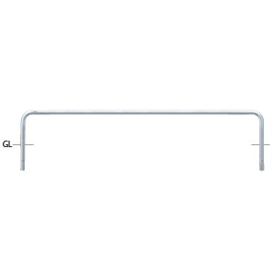 �T���|�[�� ���]�ԗp�A�[�` �Œ莮 AA-42U24-350 ��42.7(t2.0) W2400×H350