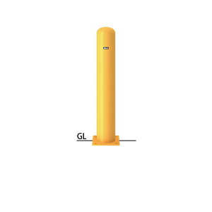 サンポール ピラー ベース式 FPA-14B-F00 フックなし φ139.8(t4.5) H850