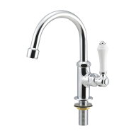 カクダイ 泡沫立形スワン水栓 719-141-CH