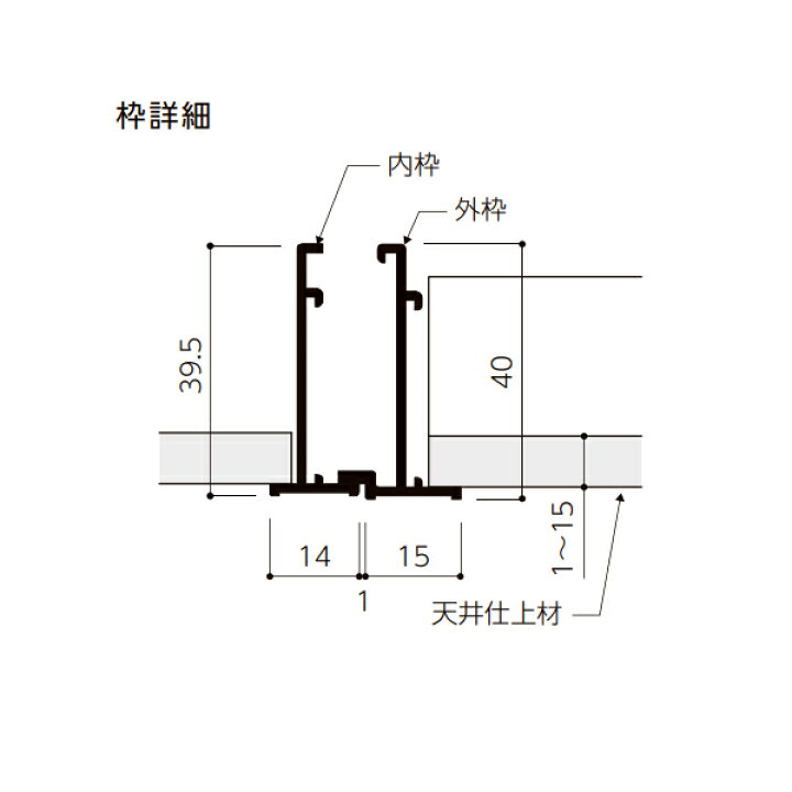 楽天市場】ナカ工業 天井点検口 ハイハッチ NKT 標準タイプ HHNKT-606 