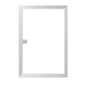 ナカ工業 壁点検口 ウォールハッチ WHA 鍵付タイプ WHA4570 シルバー 450×700mm