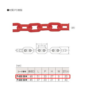 ۊ P.C`F[ P-600 08T aD:8mm 20m d: