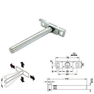丸喜金属 隠し棚受 左右上下水平調節機能付 N-002