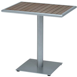 MAIORI NC ROM �r�X�g���e�[�u��55×75/�V���o�[�{�u���E�� W550×D750×H740mm