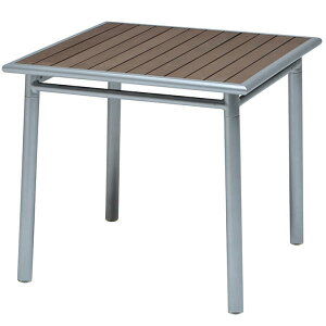 MAIORI NC ROM �e�[�u��80×80/�V���o�[�{�u���E�� W820×D820×H750mm