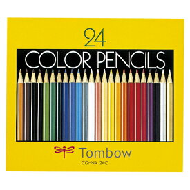 トンボ鉛筆 色鉛筆 紙箱24色NA CQ-NA24C 1ST