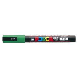 三菱鉛筆 ユニ ポスカ 細字 緑 PC-3M.6 1本