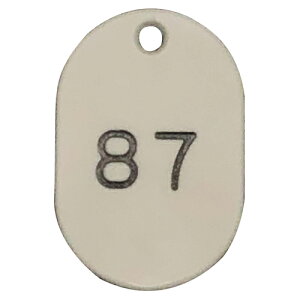 上山製作所 バイオプラ番号札小 連番1−100 UP-NP31-W 1組