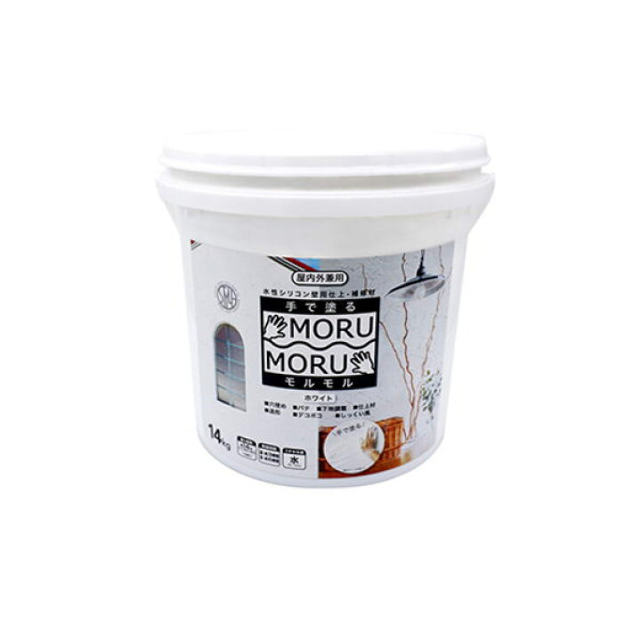 楽天市場】ニッペ しっくい風塗料 STYLE MORUMORU モルモル 14kg 