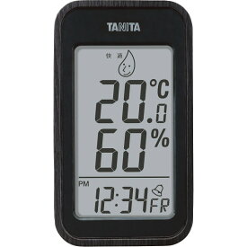 タニタ デジタル温湿度計 ブラック TT-572-BK