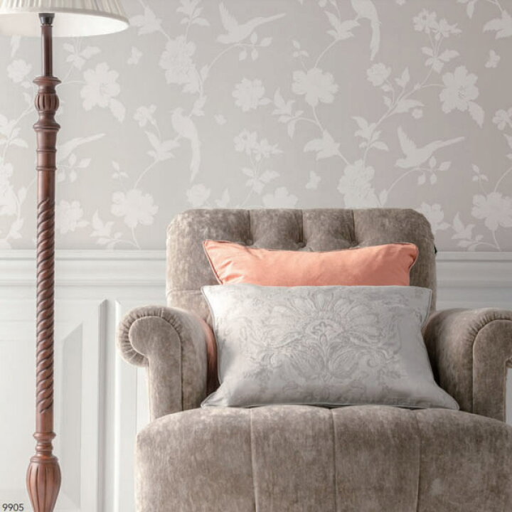 楽天市場 シンコール ローラアシュレイ ビニル壁紙コレクション ファーレイ Bl9904 Bl9905 92 5cm巾 1m長 糊なし イーヅカ