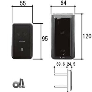 三協アルミ 電気錠関連 認証ユニット WD9595-0
