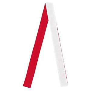フットマーク タスキ 101209 白×赤 4×110cm