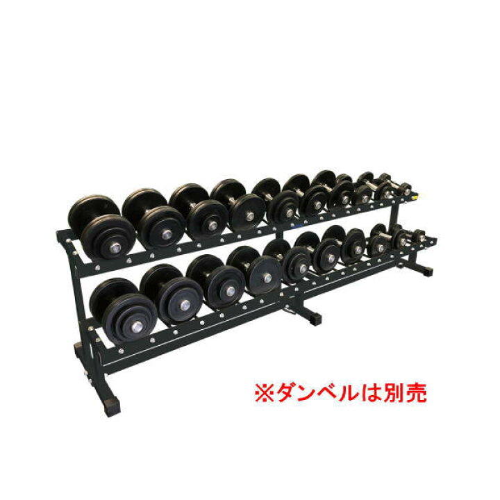 楽天市場】ニシスポーツ セットダンベルラック 10組型 T1025A : イーヅカ