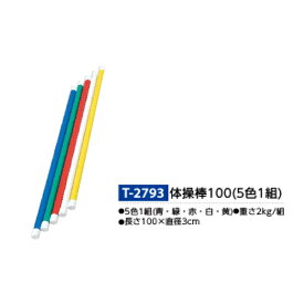 トーエイライト 体操棒100（5色1組） T2793