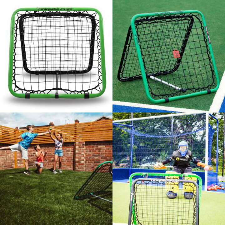 楽天市場 クレイジーキャッチ アップスタート クラシック サッカーなど一人トレーニング用品 個人練習用 リバウンドネット イーヅカ