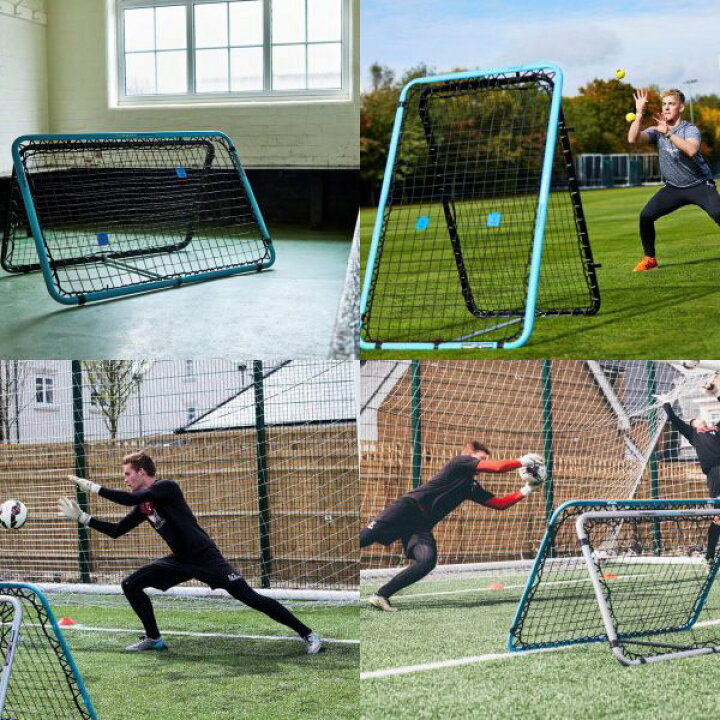 楽天市場 クレイジーキャッチ オリジナル クラシック サッカーなど一人トレーニング用品 個人練習用 リバウンドネット イーヅカ