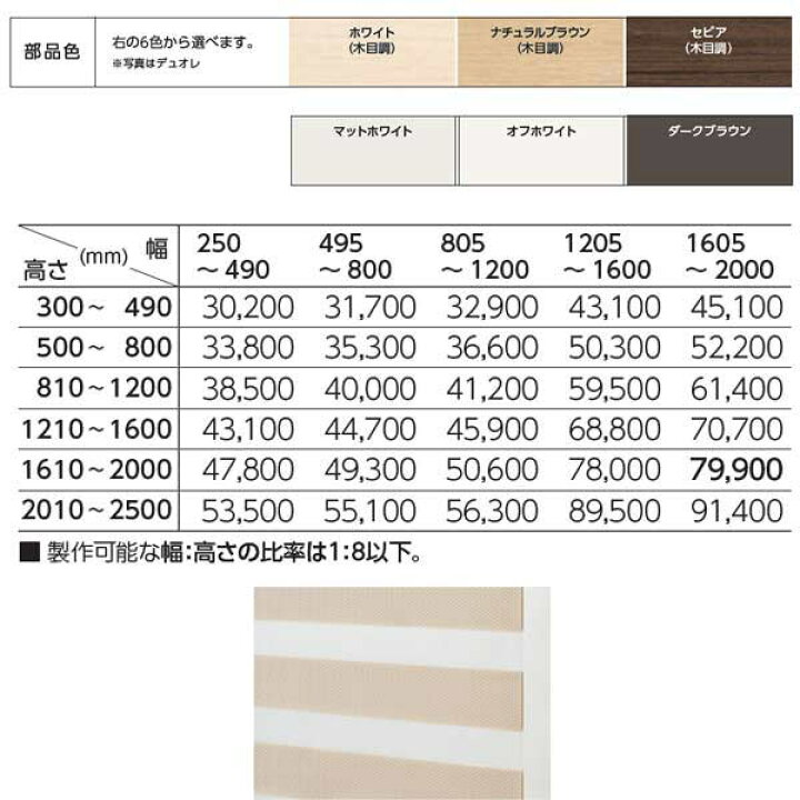 楽天市場】タチカワ 調光ロールスクリーン デュオレスリム ビブラ 部品 