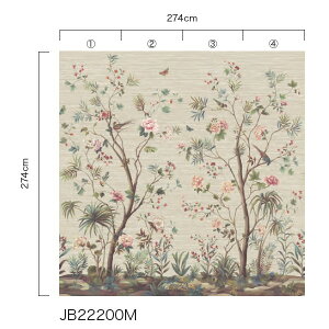 eV[h Aǎ Wallpower EH[NGXg (AJ) JB22200M 68.5cm × 274cm× 4 pl