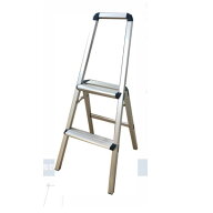ゼクソン 手すり付 踏み台 60cm アルミ製 家庭用 全高約1000mm 天板約260×160mm ZAFT-60
