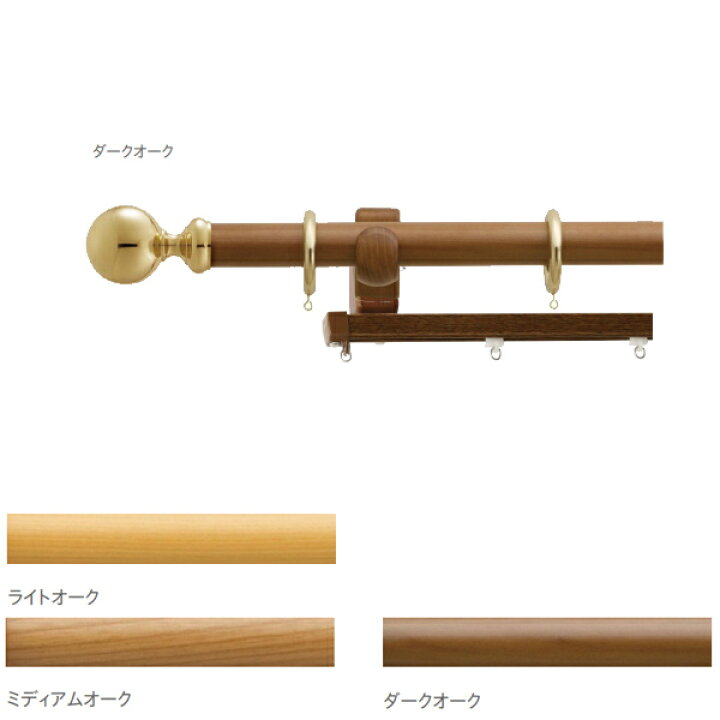 楽天市場】トーソー 装飾カーテンレール ラグレス33 エリートダブル 