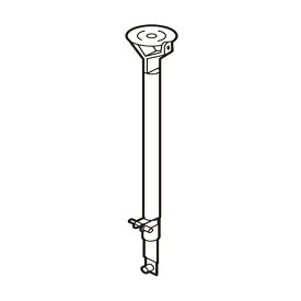 トーソー セルフィ 部品 伸縮吊棒A A170（130mm〜170m） ウォームホワイト 498997