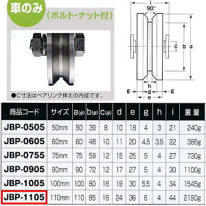 Rdi XeX dʌˎ Ԃ̂ V^ JBP-1105 110mm 1
