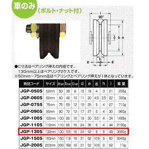Rdi S45C dʌˎ Ԃ̂ Sg V^ JGP-1305 130mm 1