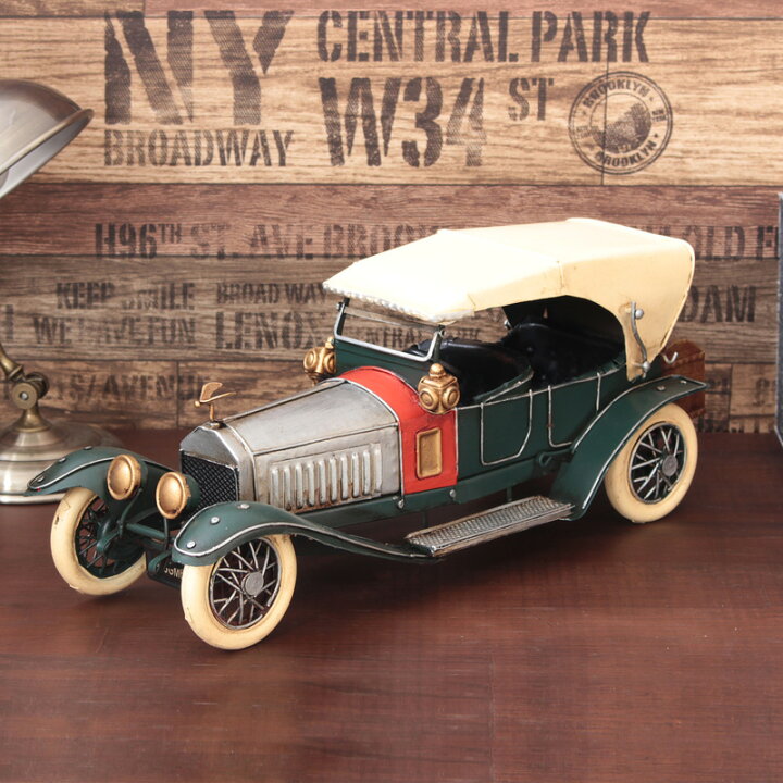 楽天市場 ブリキ製 ヴィンテージカー12 Tin Toys シリーズ ブリキのおもちゃ自動車 クルマ 車 ミニチュア 完成品 インテリア おしゃれ アンティーク レトロ ビンテージ クラッシック ブリキ 模型 飾り オブジェ 置物 小物 レッド 送料無料 Works インテリアワークス