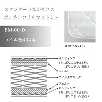【マットレス付き】ベッド寝室ベッドルーム家具インテリアグレー灰色BH-502-D-STHOMEDAY桜屋工業チェリーcherry送料無料