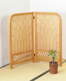 Romantic Rattan 籐 ラタン スクリーンロータイプ B313 間仕切り 和風 パーテーション 衝立 インテリア ついたて パネル シェード 折りたたみ 部屋 送料無料