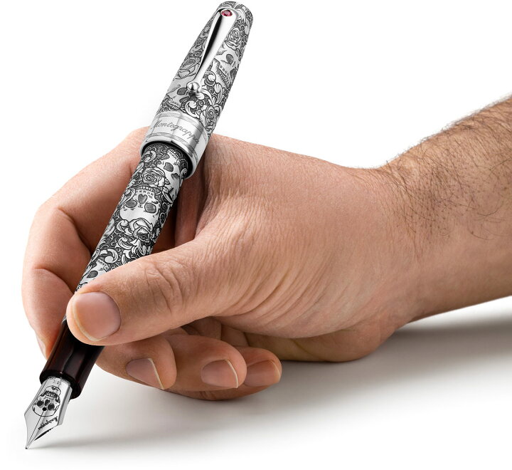 楽天市場】Montegrappa モンテグラッパ Skull & Roses (スカル アンド 