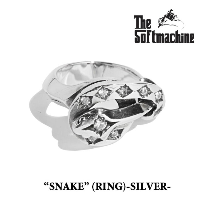 楽天市場】SOFTMACHINE (ソフトマシーン) SNAKE(925SV+CZ)【予約商品 