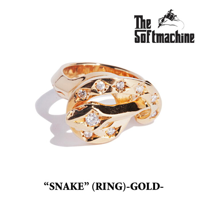 楽天市場】SOFTMACHINE (ソフトマシーン) SNAKE(GOLD RING)【予約商品 