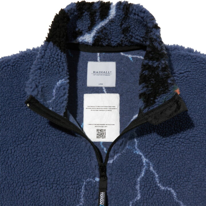 楽天市場】RADIALL ラディアル DROP CITY - ZIP UP BLOUSON 【フリース  