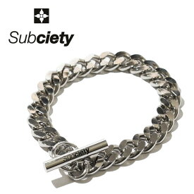 SUBCIETY (サブサエティ)BRASS CHAIN BRACELET【ブレスレット】【105-92489】【2023 SUMMER COLLECTION】【お取り寄せ商品 キャンセル不可】